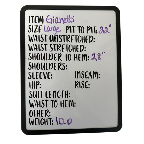 Gianetti Women’s Size Large Black Chevron Print Sweater - Picture 6 of 6